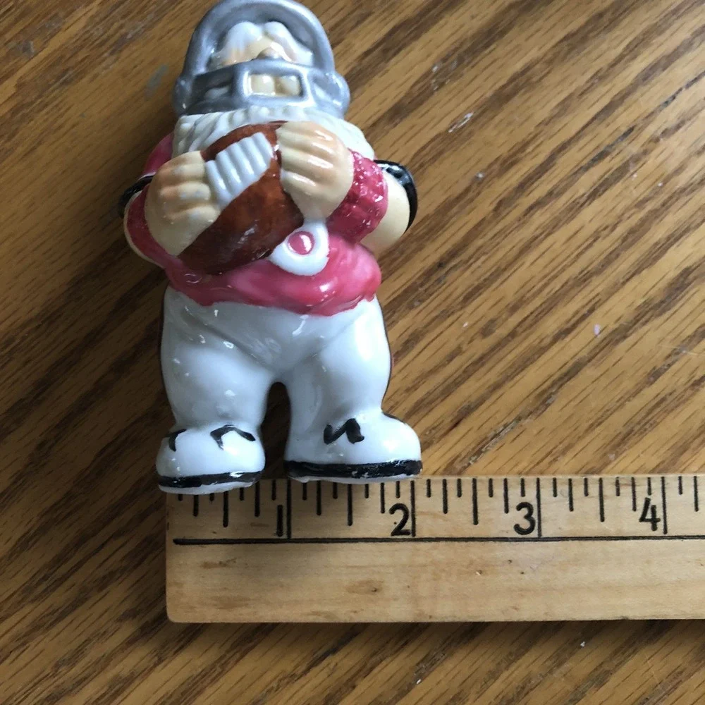 Football Santa Ornament